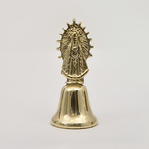 campana guardián con manos y rosario
